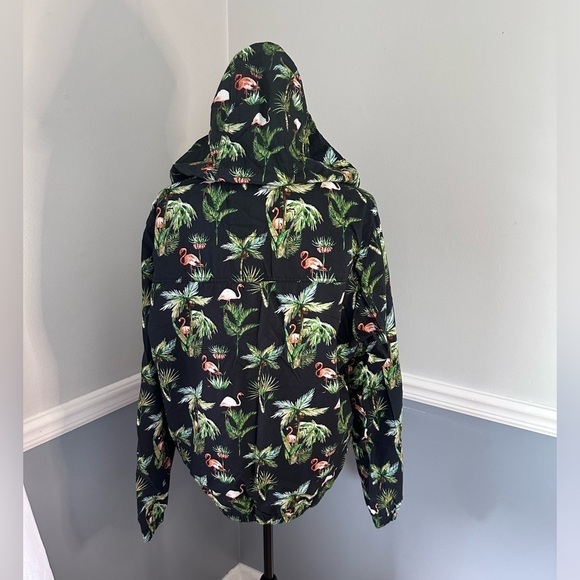 Denim & Flower Hooded Zip Up Jacket Large - Picture 4 of 10